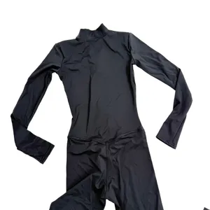 Workout Jumpsuit Gym Romper Long Sleeve Athletic Romper One Piece Slim Fit Yoga thumbnail 16