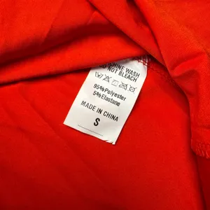 Womens Red Short Sleeve Crew‎ Neck A-Line T-Shirt Mini Dress Size S thumbnail 3