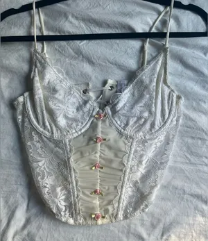 Urban Outfitters out from under cream/white corset thumbnail 1