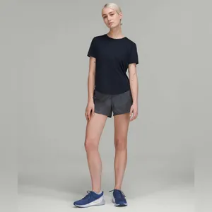 Lululemon Speed Up MR Lined Short 4" - Diamond Dye Pitch Grey Graphite Grey - 4 thumbnail 2