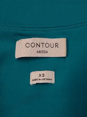 Aritzia Oxidized Teal Original Contour Esteem Square Neck Bodysuit Size XS thumbnail 14