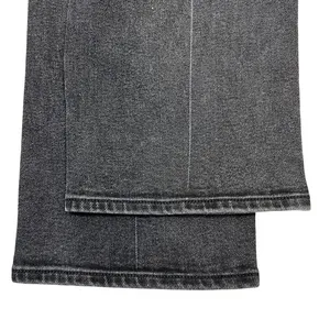 Pistola Cassie Crop Straight Jeans 27" Black Box Super High Rise Creased Denim‎ thumbnail 9