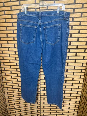 Abercrombie & fitch the ankle straight high rise jeans size 33/16 thumbnail 2