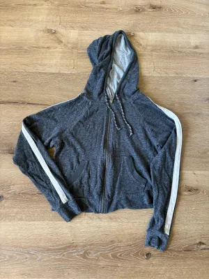 Rue 21 Dark Grey Full Zip Hoodie Jacket thumbnail 1