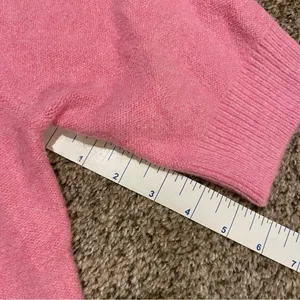 Happily Grey Pink Short Puff Sleeve Sweater thumbnail 6