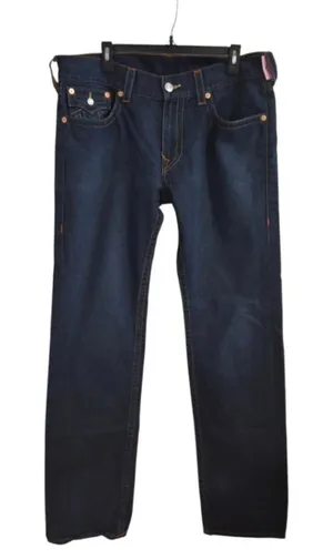 True Religion Jeans Mens 36 Dark Wash 100% Cotton Y2K Streetwear Casual thumbnail 1