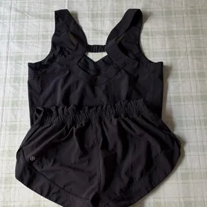 Lululemon Black Sleeveless Romper thumbnail 5
