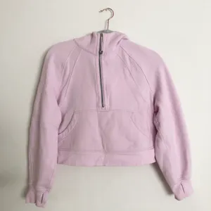 Lululemon Scuba Oversized Half-Zip Hoodie Meadowsweet Pink XS/S thumbnail 7