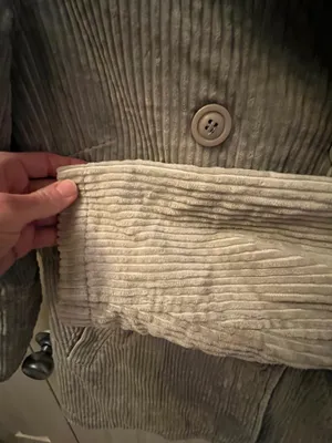 Vintage Blue Asphalt Corduroy Jacket Gray thumbnail 3