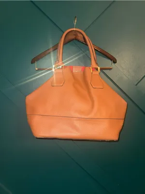 Classic Women's Tote Handbag with Wristlet - Orange thumbnail 2
