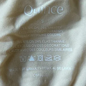 New Quince Second Skin Bandeau Bralette Beige Nude 2-pack Sz S thumbnail 5