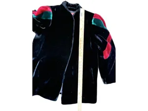 Borgazia Black Faux Fur Coat Vintage Sasson Mob Wife SZ 12/14 thumbnail 5