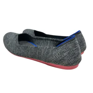 Rothy's The Flat Birdseye Knit Round Toe‎ Slip-On Charcoal Gray Size 9.5 thumbnail 9