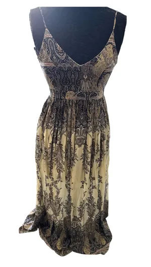 Vintage dress day BoHo dress size M thumbnail 1