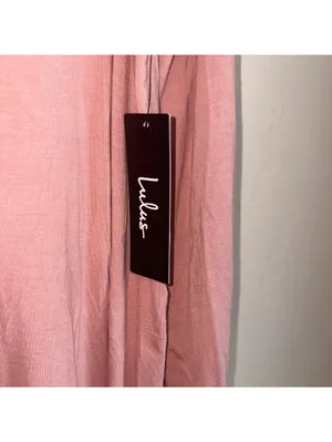 NWT Lulus Glory of Love Dress - Women's Size Medium - Pink Cold Shoulder thumbnail 4
