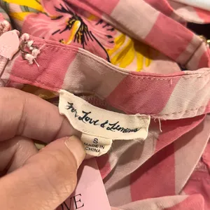 Final Price NWT For Love And Lemons Pink Floral & Stripe Tropical Dress thumbnail 10