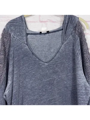 VENUS Cold Shoulder Lace Detail Top - Size XL thumbnail 2