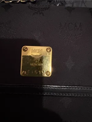 Mcm sure and leather black crossbody thumbnail 6