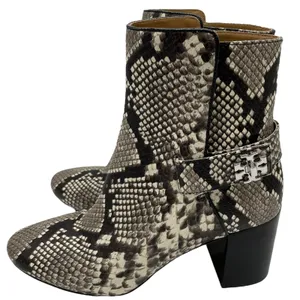 Tory Burch Kira Stamped Snake Print Leather Bootie - 8.5 thumbnail 1