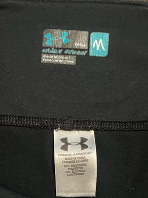 Womens medium Under Armour Fitted ColdGear Black Flare Athletic Pants thumbnail 7