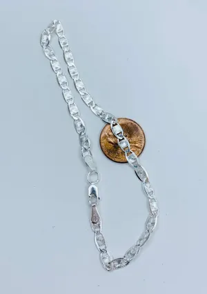 ❤️ 925 Sterling Silver Ankle Bracelet ❤️ thumbnail 3