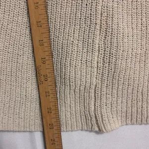 Zara Knit Cami Tank Top Womens‎ M Ivory V-Neck Crochet Boho Minimalist Festival thumbnail 5