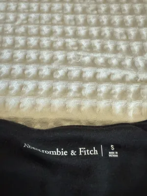 Abercrombie black long sleeve bodysuit top thumbnail 2