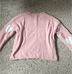 Happily Grey Pink Hearts Lounge Set thumbnail 3