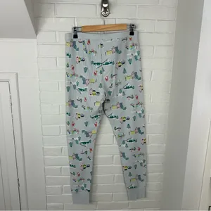 Old Navy Waffle Knit Holiday Winter Print Lounge Pants Size L thumbnail 11