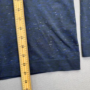 Lululemon Swiftly Tech‎ Long Sleeve Shirt Navy Blue Space Dye Size 12 thumbnail 4