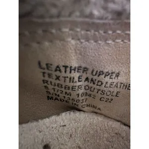 Tory‎ Burch Hank Court Sneakers Women Size 8.5 Brown Cream Lace Up Logo #S103-1 thumbnail 9