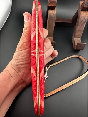 Coach Red Signature Wristlet Pouch thumbnail 3