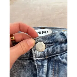 Pistola light wash distressed denim jeans thumbnail 2