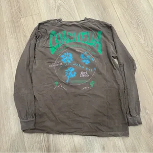 Coachella 2023 Long Sleeve Tshirt Brown Size L thumbnail 4