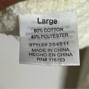 Women’s Warm & Cozy‎ Lifestyle Sweater Soft Lightweight Chunky Size Large V Neck thumbnail 7