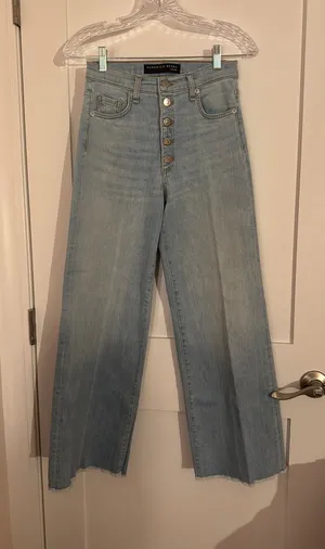Veronica Beard wide leg jeans thumbnail 1