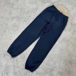 Uniqlo Women’s Washed Jersey Jogger Pants Pull On Loungewear in Navy Size S thumbnail 6