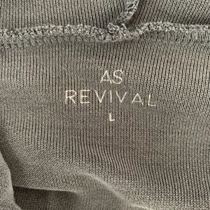 AS Revival‎ Black Slouchy Hoodie Long Sleeve Pullover Loungewear Small thumbnail 5