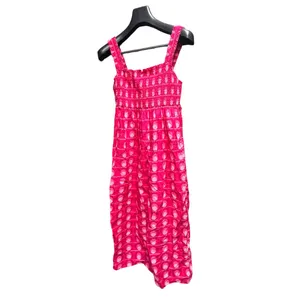 Zara Pink Polka Dot Shirred Summer Dress XS - NWOT thumbnail 4