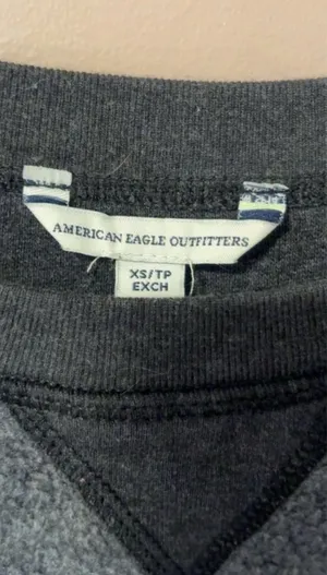 American Eagle Inside Fleece Out Sweatshirt Tie-dye thumbnail 2