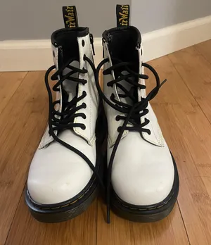 White Doc Martin Boots thumbnail 2
