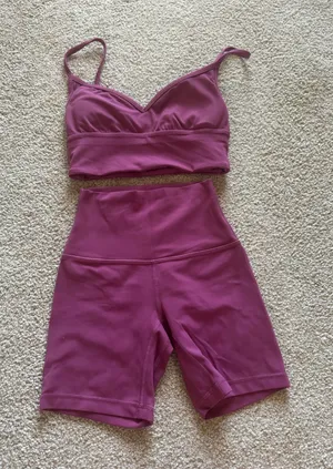 Lululemon mauve set  thumbnail 1
