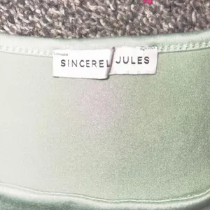 Sincerely Jules the label light green crop top Medium thumbnail 2