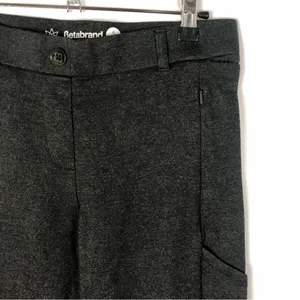 Betabrand Petite Dark Gray‎ Boot Cut Classic Yoga Dress Pants SP thumbnail 5