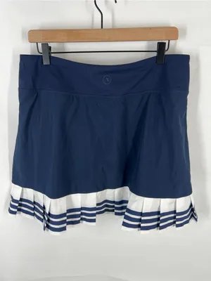 Addison Bay Birdie Golf Skort Navy White Pleated Size XL thumbnail 7