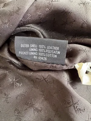 Vintage Maxima Wilson’s Leather Distressed Brown Leather Button-Front Jacket XL thumbnail 9