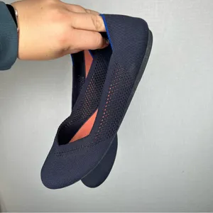 Rothy’s | Navy Blue‎ Slip On Round Toe Flats Woman’s 10.5 thumbnail 3