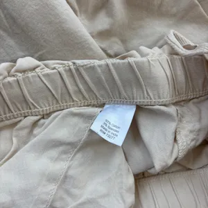 Sonoma Pants M Cream Elastic Waist Cotton Casual Minimalist thumbnail 4