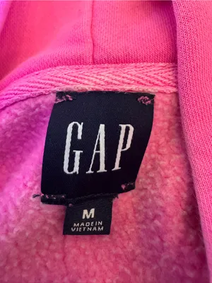 GAP VintageSoft Hoodie SUGAR PLUM NEON PINK SIZE MEDIUM thumbnail 6