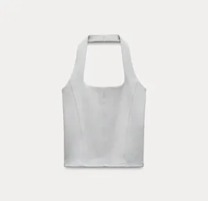ZARA Interlock Halter Top thumbnail 9